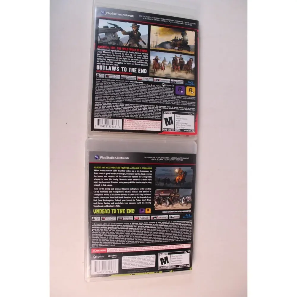 2 games: Red Dead Redemption + Undead Nightmare (Sony PlayStation 3) complete